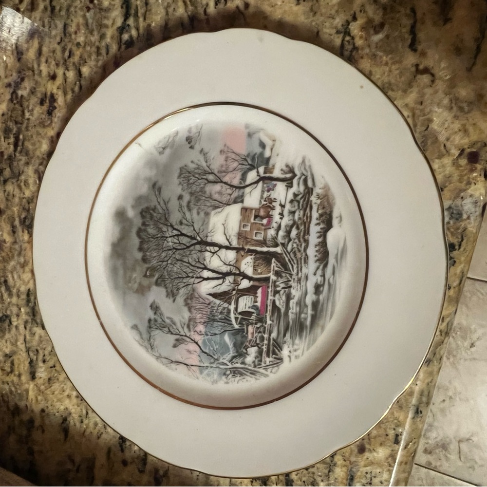 Avon Christmas Plate